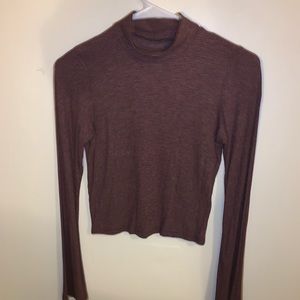 Crop top turtleneck